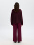 Selected Femme sia ras knit T-neck fig